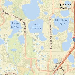 Vineland Florida Street Map