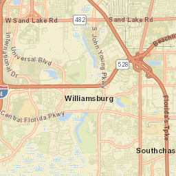 Tangelo Park Florida Street Map