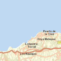 Los Realejos Street Map