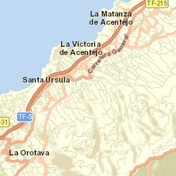 La Victoria de Acentejo Street Map