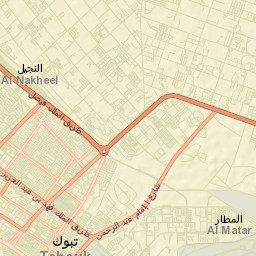 Tabuk Street Map