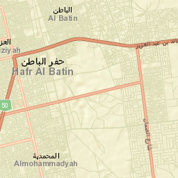 Hafar Al-Batin Street Map