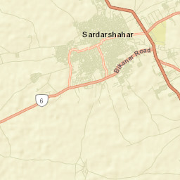 Sardarshahr Street Map