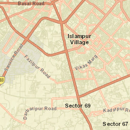 Gurgaon Street Map
