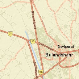 Bulandshahr Street Map