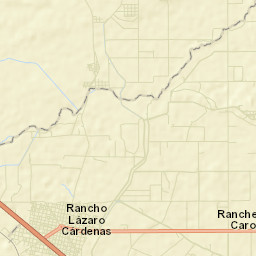 Ampliación Colonia Lázaro Cárdenas Street Map