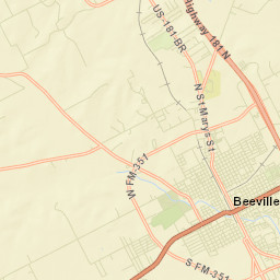 Beeville Street Map