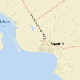 Seadrift Street Map