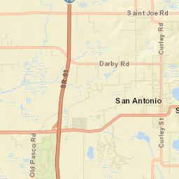 Pasco Florida Street Map