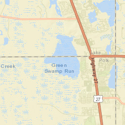 Citrus Ridge Florida Street Map