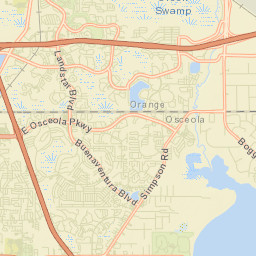 Buenaventura Lakes Florida Street Map