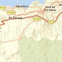 Icod de los Vinos Street Map