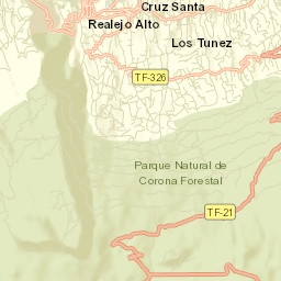 Realejo Alto Street Map
