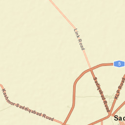 Sadiqabad Street Map