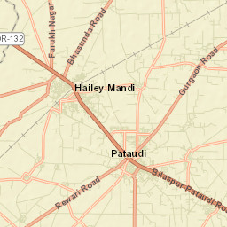 Pataudi Street Map