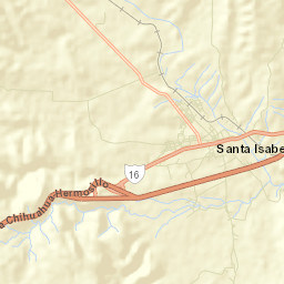Santa Isabel Street Map