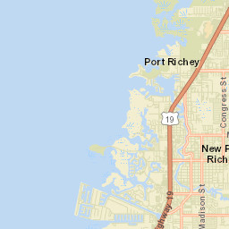 Port Richey Florida Street Map