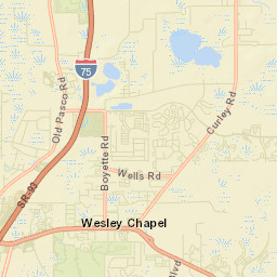 Wesley Chapel Florida Street Map
