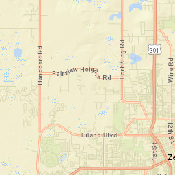 Zephyrhills Florida Street Map