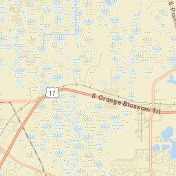 Intercession City Florida Street Map
