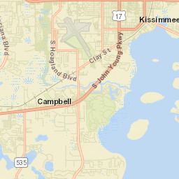 Kissimmee Florida Street Map