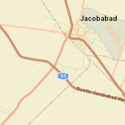 Jacobabad Street Map
