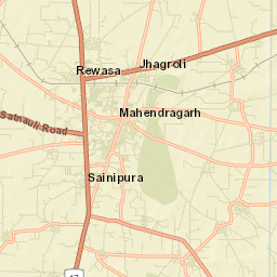 Mahendragarh Street Map