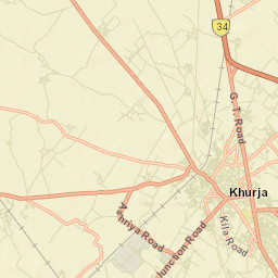 Khurja Street Map