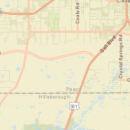 Zephyrhills South Street Map