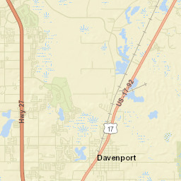 Davenport Florida Street Map