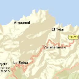 Vallehermosa Street Map