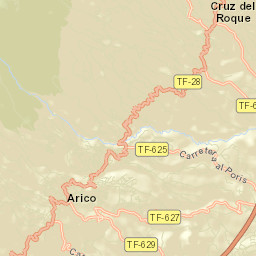 Lomo de Arico Street Map