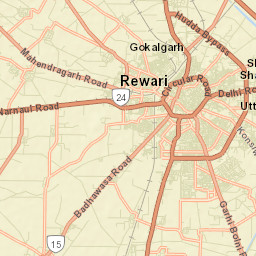 Rewari District Street Map