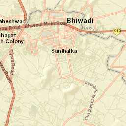 Bhiwadi Street Map