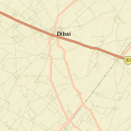 Dibai Street Map