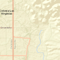 Las Varas Street Map