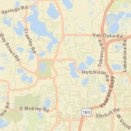 Lake Fern Florida Street Map