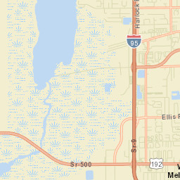 Aurora Florida Street Map