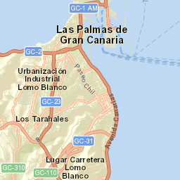 Las Palmas de Gran Canaria Street Map