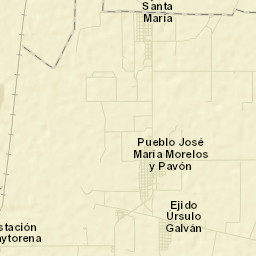 José María Morelos y Pavón Street Map