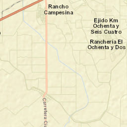 Colonia Nicolás Bravo (Kilómetro Noventa y Dos) Street Map