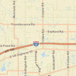 Snows Corner Florida Street Map