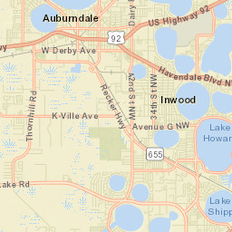 Tranquility Park Florida Street Map