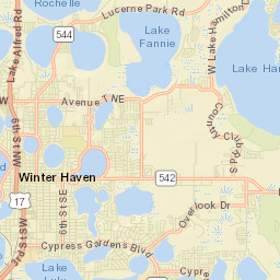 Winter Haven Florida Street Map