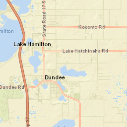 Lake Hamilton Florida Street Map