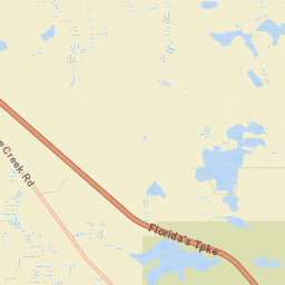 Osceola County Street Map