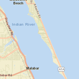 Palm Bay Florida Street Map