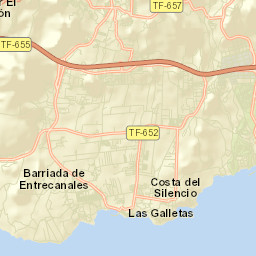 Las Rosas Street Map