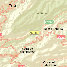 Santa Brígida Street Map