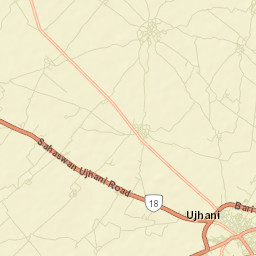 Ujhani Street Map